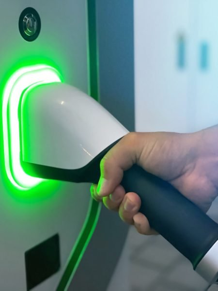 Electric car charging station